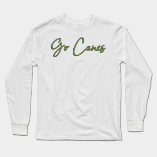 UMiami Sticker Long Sleeve T-Shirt